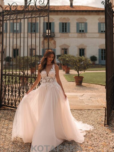 F2633-ALESSIA romantsche a-linie in blush in radeberg bei dresden