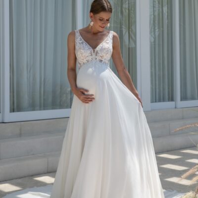 Umstandsbrautkleid EMpire Kleid in Radeberg bei Dresden