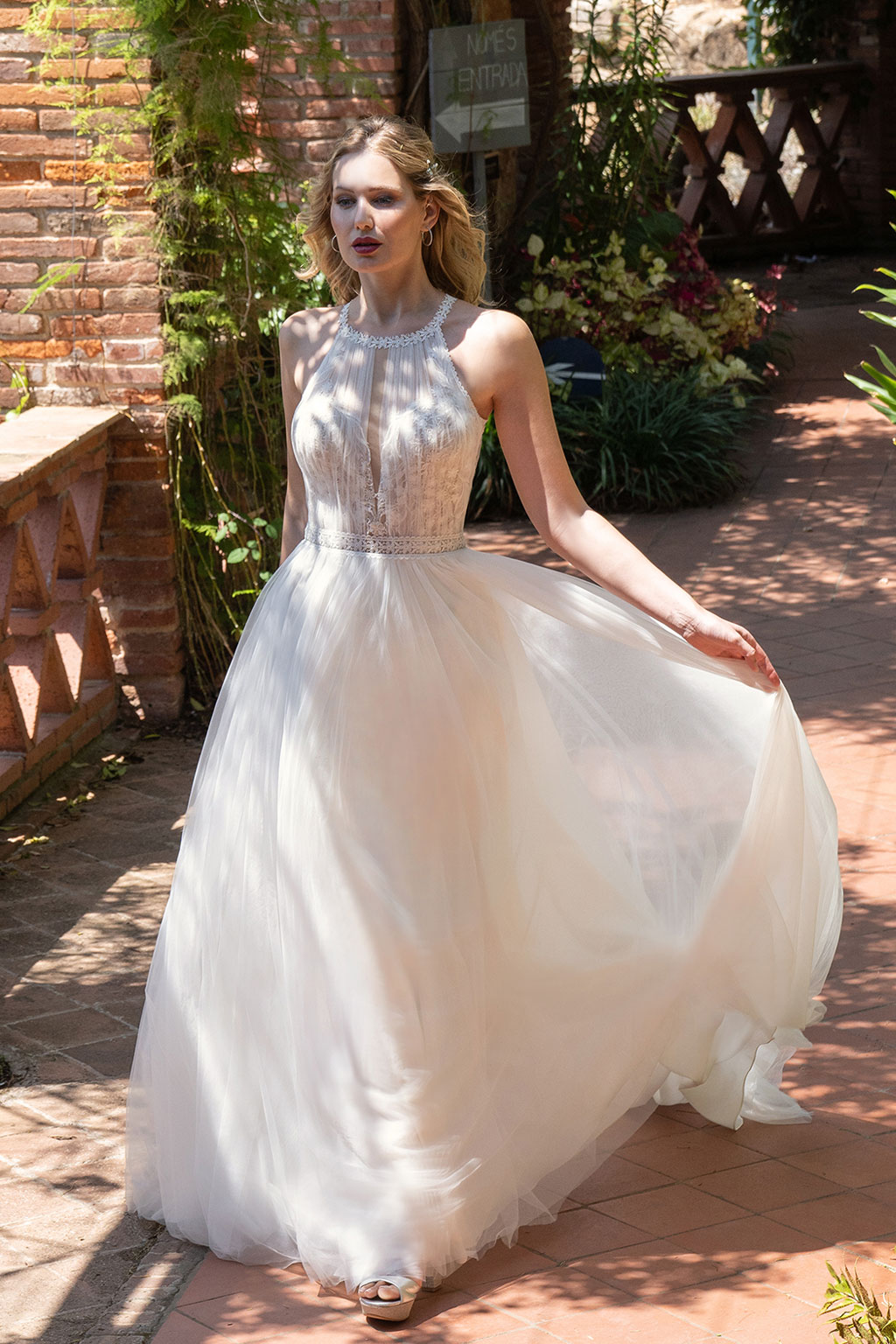 leichtes Boho Kleid aus Soft Tüll
