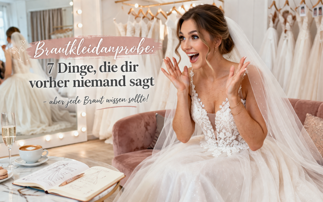 Brautkleidanprobe: 7 Dinge, die dir vorher niemand sagt