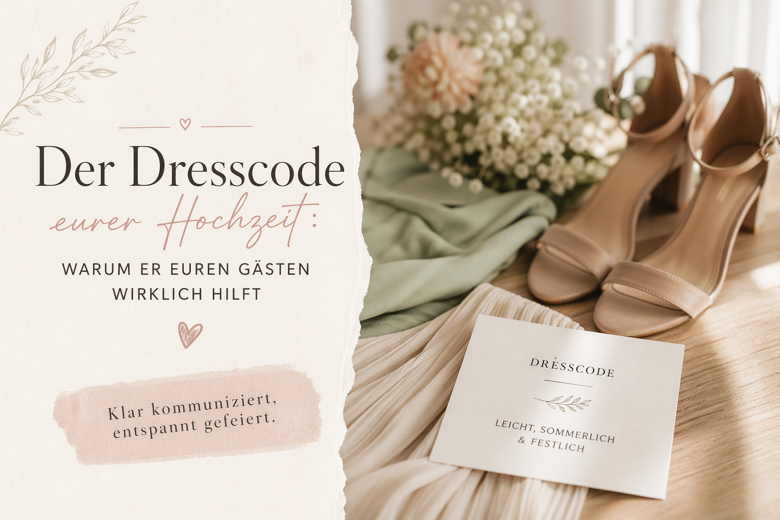 Der Dresscode eurer Hochzeit: Warum er euren Gästen wirklich hilft