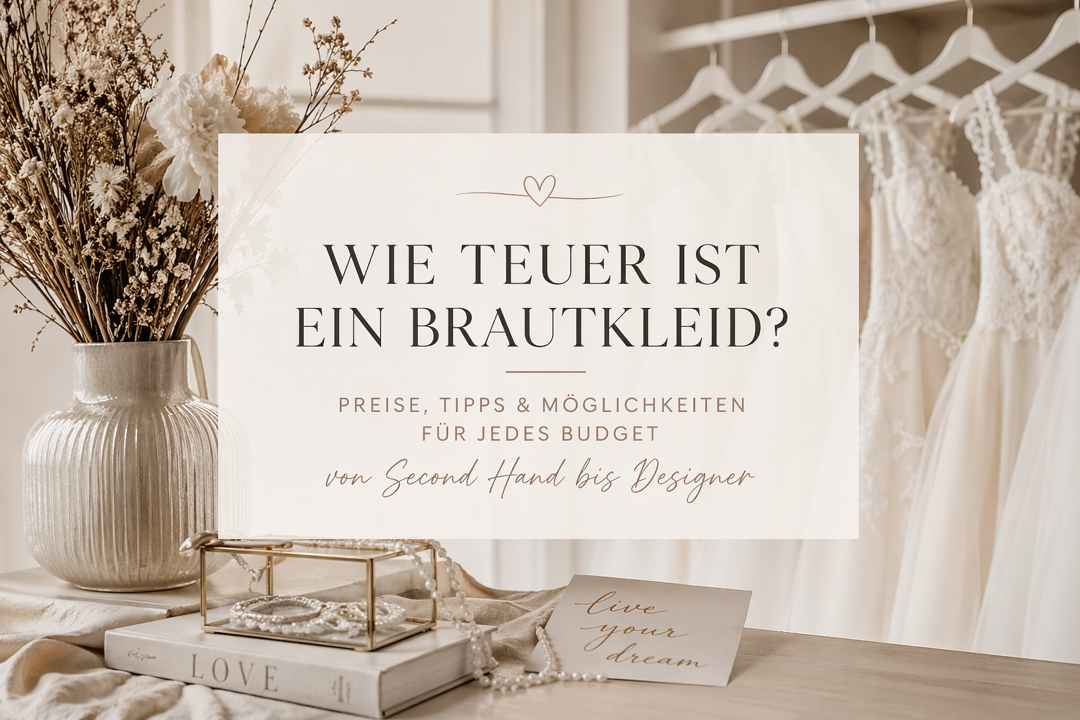 Was kostet ein Brautkleid wirklich ?
